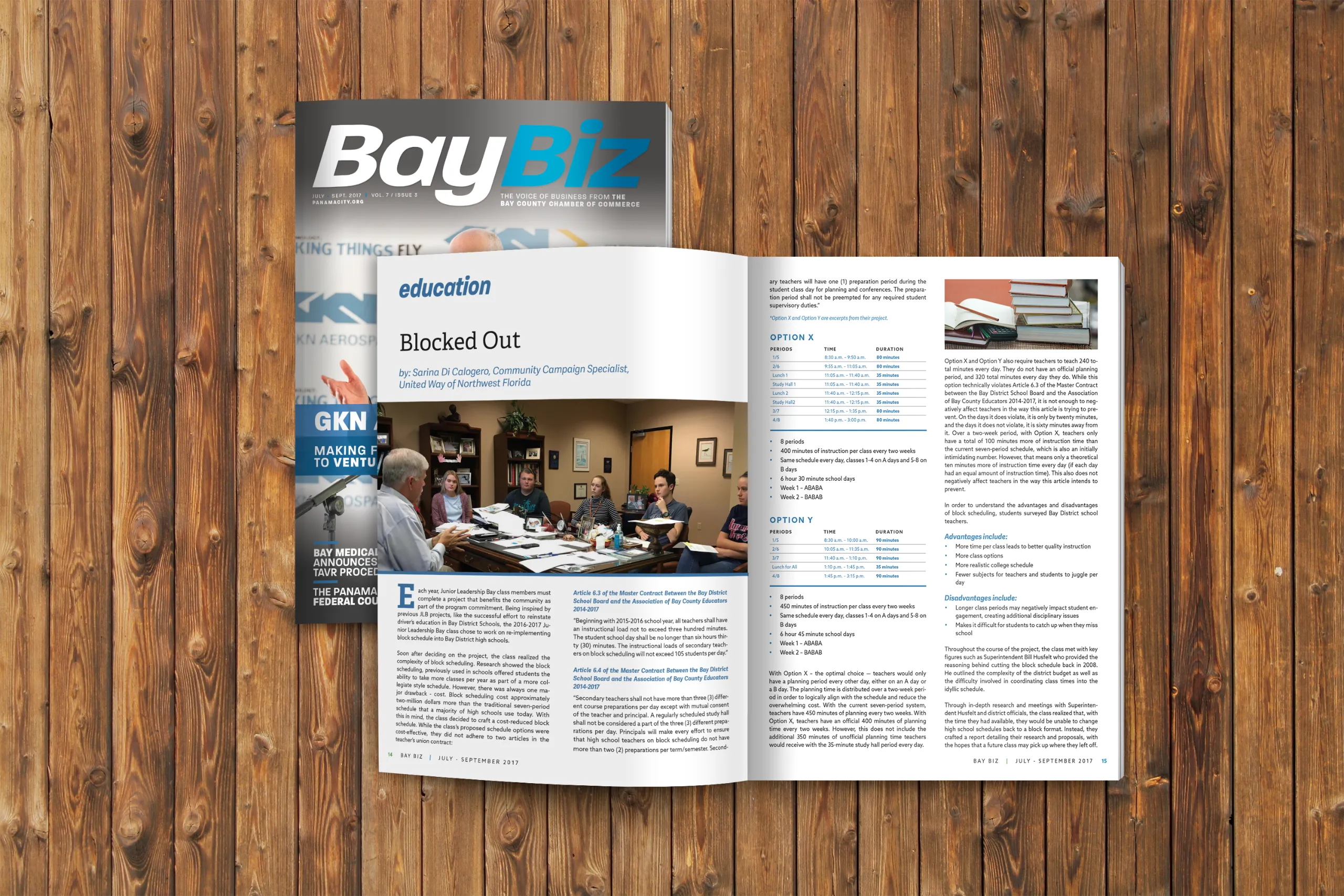 bay county chamber of commerce bay biz layout and design