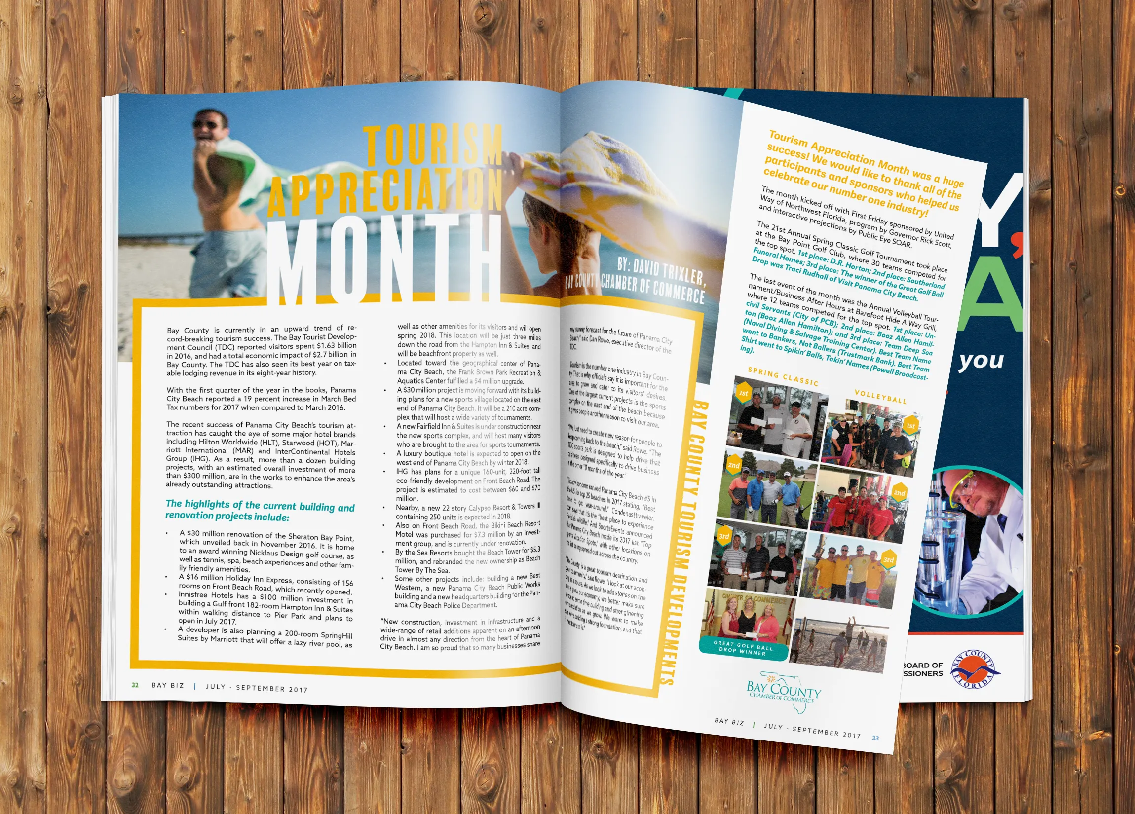 bay county chamber bay biz layout design